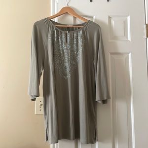Olive green tunic